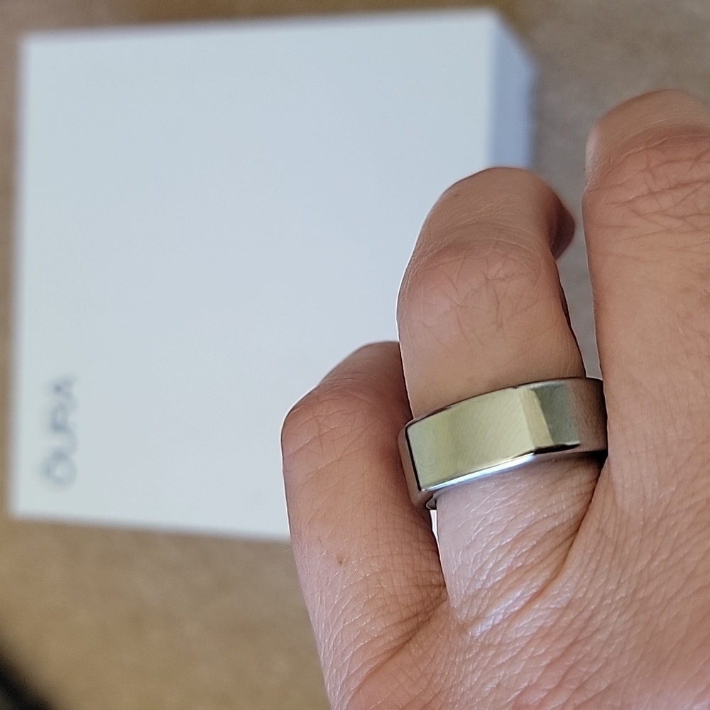 Oura Ring Size 7 Silver